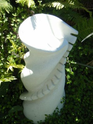 Twist of Fate (top view)
470mm tall. One piece
Play of shadow and light (doodling in stone)
(SOLD)
