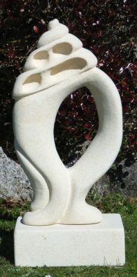 sea shell
I found a broken shell on the beach which showed the beautiful soft curves of the inside we don't usually see. This was the basis of this idea.
550mm tall
(SOLD)
