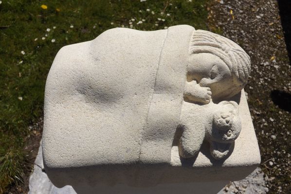 Sweet Dreams are made of this
My littlest granddaughter Jody was only 2 when I carved this. And much to her parents horror she sucks her thumb. But I think she's really sweet
